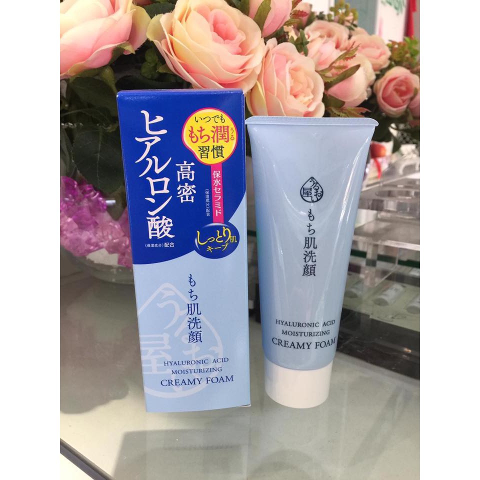 Sữa rửa mặt Naris Uruoi-ya Hyaluronic Acid Moisturizing Creamy Foam Nhật Bản 100ml