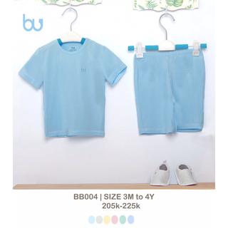 [BU 2019]. Bộ cộc nút vai vải sợi tre trơn