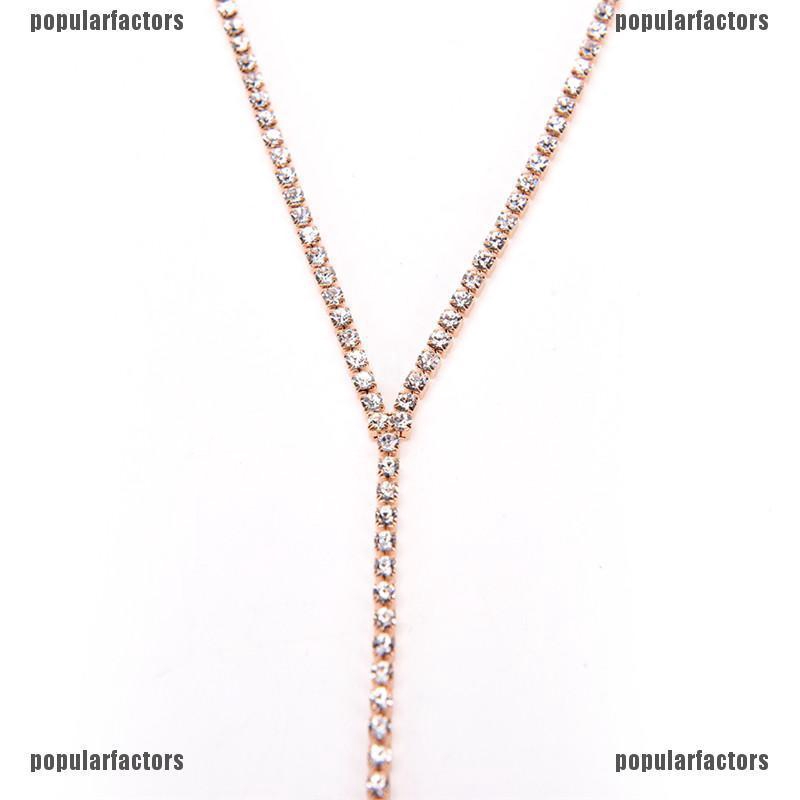 Vòng cổ choker đính đá pha lê nhân tạo thời trang