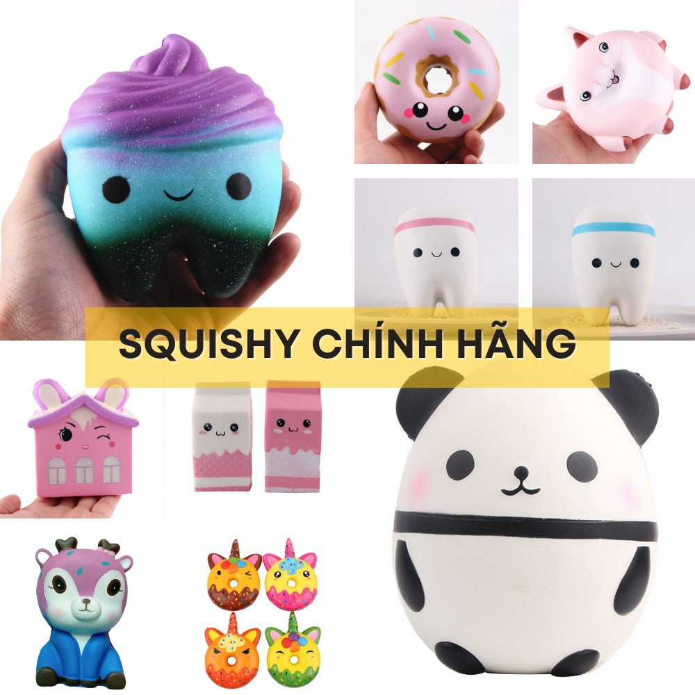 Squishy chính hãng SANQI ELAN có mùi thơm mềm và chậm tăng tặng kèm bao bì GUDETAMA1996