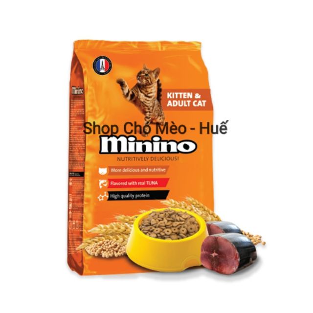 HẠT MININO CHO MÈO MỌI LỨA TUỔI - THỨC ĂN KHÔ CHO MÈO CỦA PHÁP