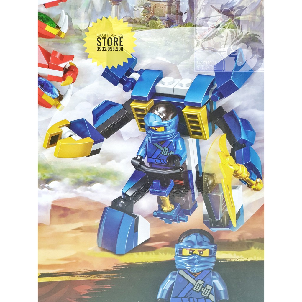Lego QS08-70764L Lắp Ráp Rồng Lửa 4 Đầu