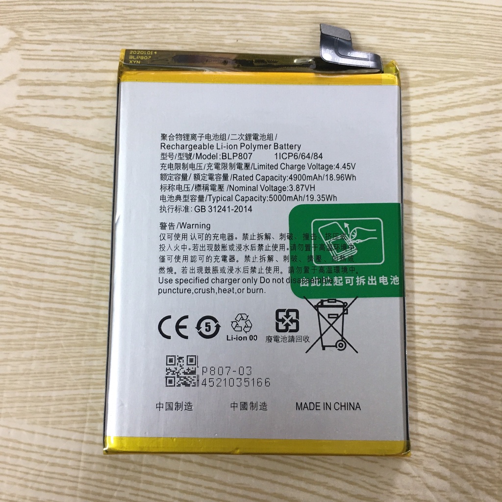 Pin zin Oppo Realme 7 Blp807