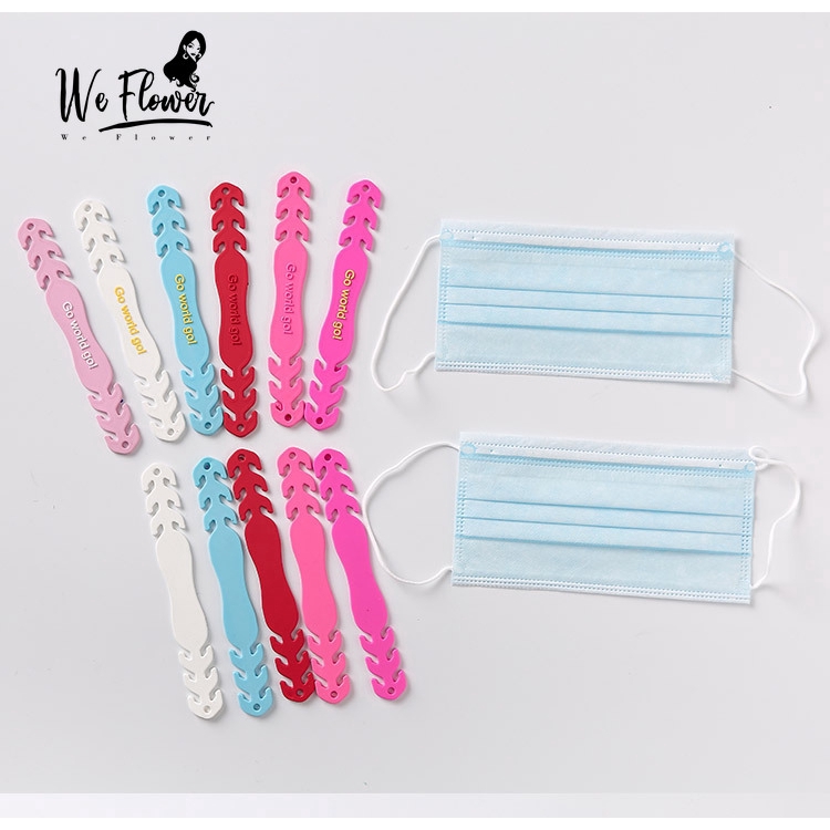 Dây đeo khẩu trang WE FLOWER bằng silicon chống trượt có thể điều chỉnh tiện dụng