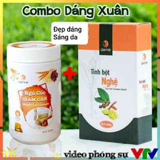 Combo ngũ cốc giảm cân + tinh bột nghệ