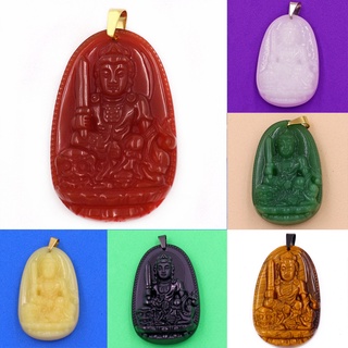 [Tuổi Mão] Mặt Dây Chuyền Phật Văn Thù Bồ Tát 3.6cm - Mặt Size Nhỏ - Tặng Kèm Dây Dù - Phong Thủy 868