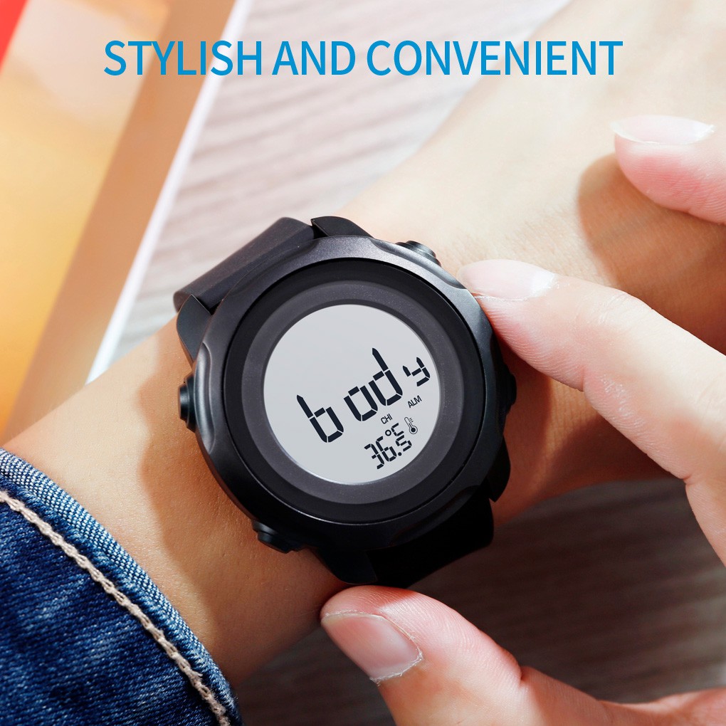 SKMEI 1682 Body Temperature Fashion Outdoor Sport Watch