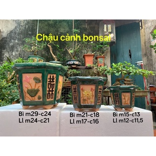 Chậu gốm đồng nai /chậu trồng cây bonsai/chậu trồng cây cảnh /chậu trồng cây kiểng