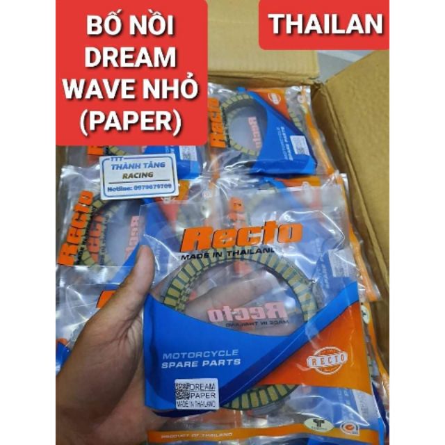 BỐ NỒI DREAM/WAVE NHỎ (PAPER) RECTO MADE IN THAILAN