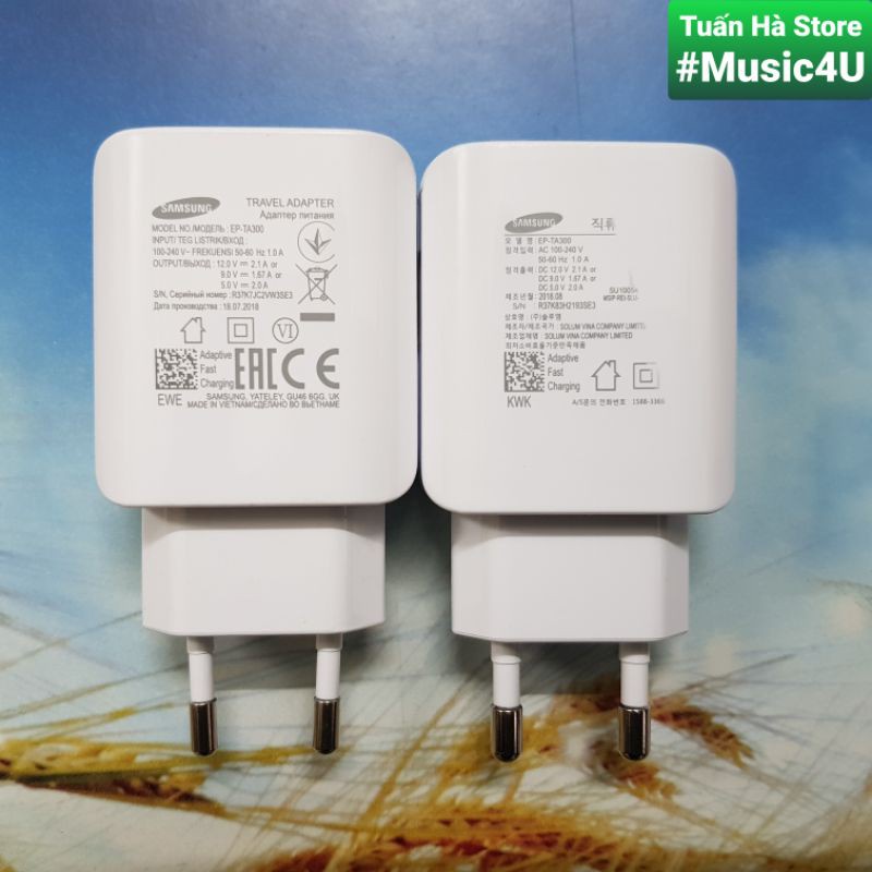 Củ sạc nhanh EP TA300 25W cho đế sạc đôi đơn không dây Samsung Anker EP P1100 P1300 N6100 N5100 Tuấn Hà Store