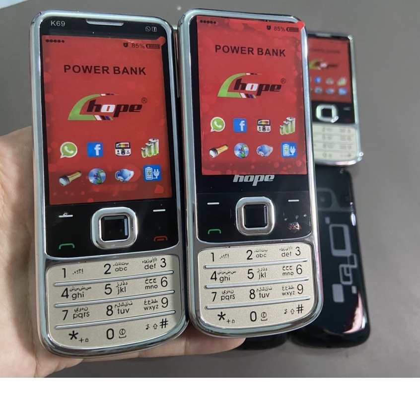 Điện thoại 4 sim chính hãng Hope k69, nhỏ gọn nhiều tính năng, có giả giọng nói