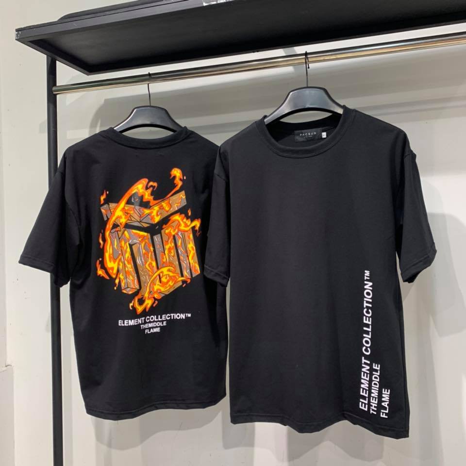 Áo thun The Middle Mệnh Hỏa, hình in to và cực đẹp, có size to, phong cách Unisex AL27