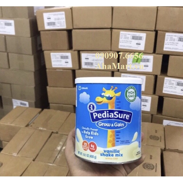 Sữa Pediasure Grow & Gain Vanilla 400g của Mỹ(Date mới)