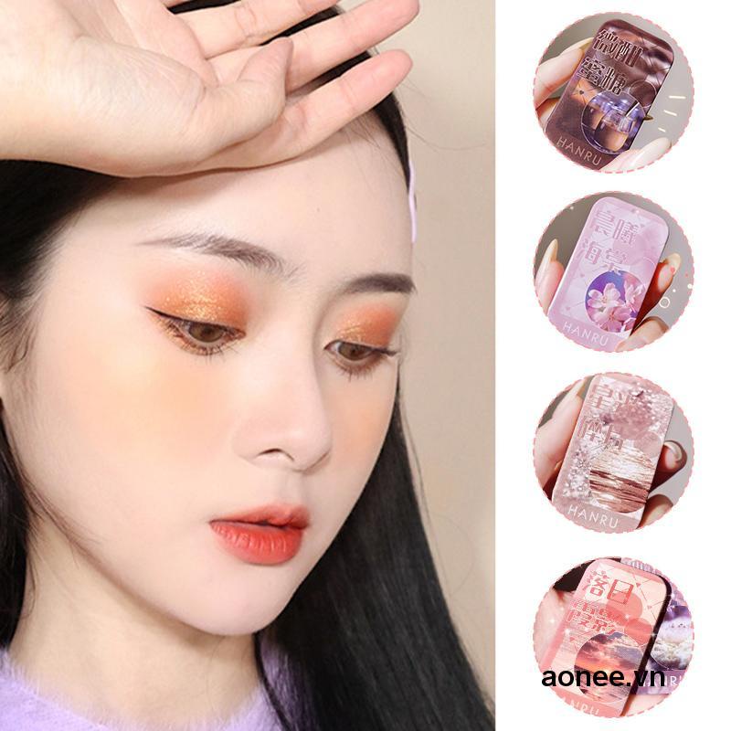 Bảng Phấn Mắt Hai Màu Lì/Nhũ Ngọc Trai Kích Thước Nhỏ Gọn Tiện Dụng