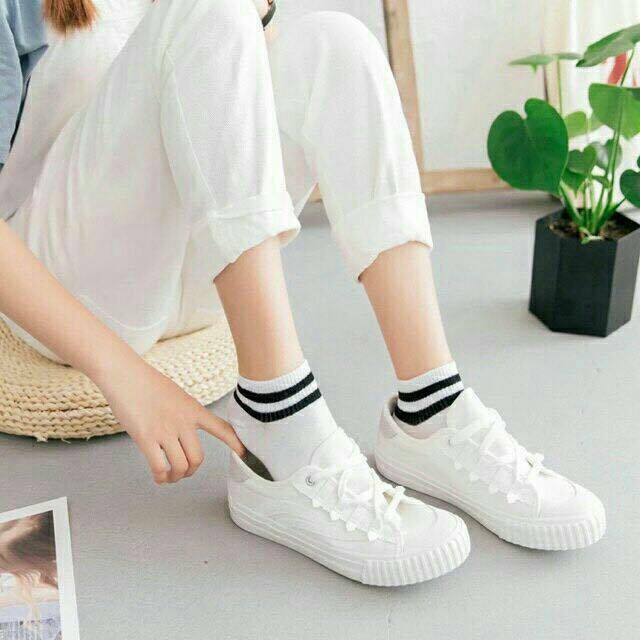 Tất vớ sọc hàn quốc thể thao siêu xinh 【T009】