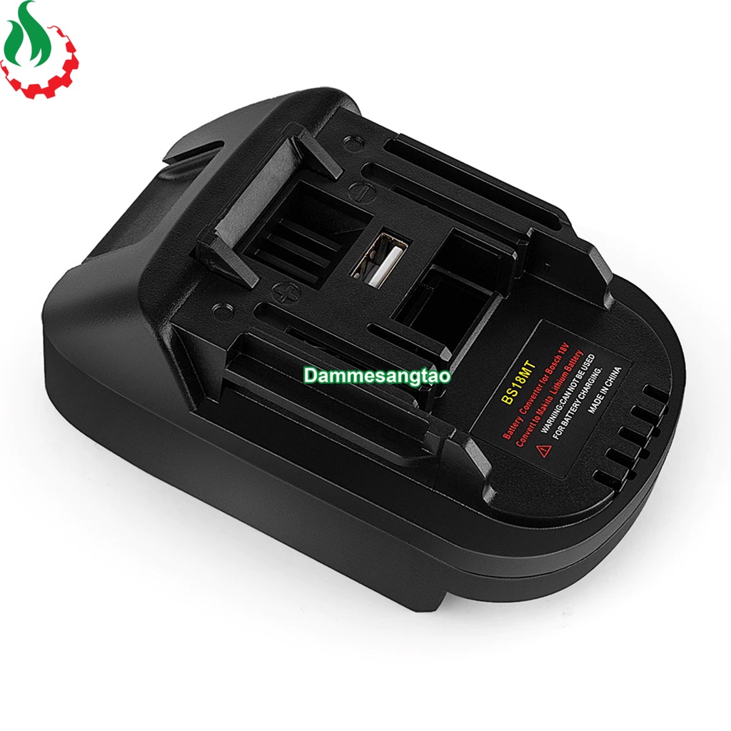 Đế chuyển Pin Bosch 18V sang máy Makita 18V