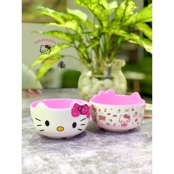 Chén nhú 3D Melamin HelloKitty