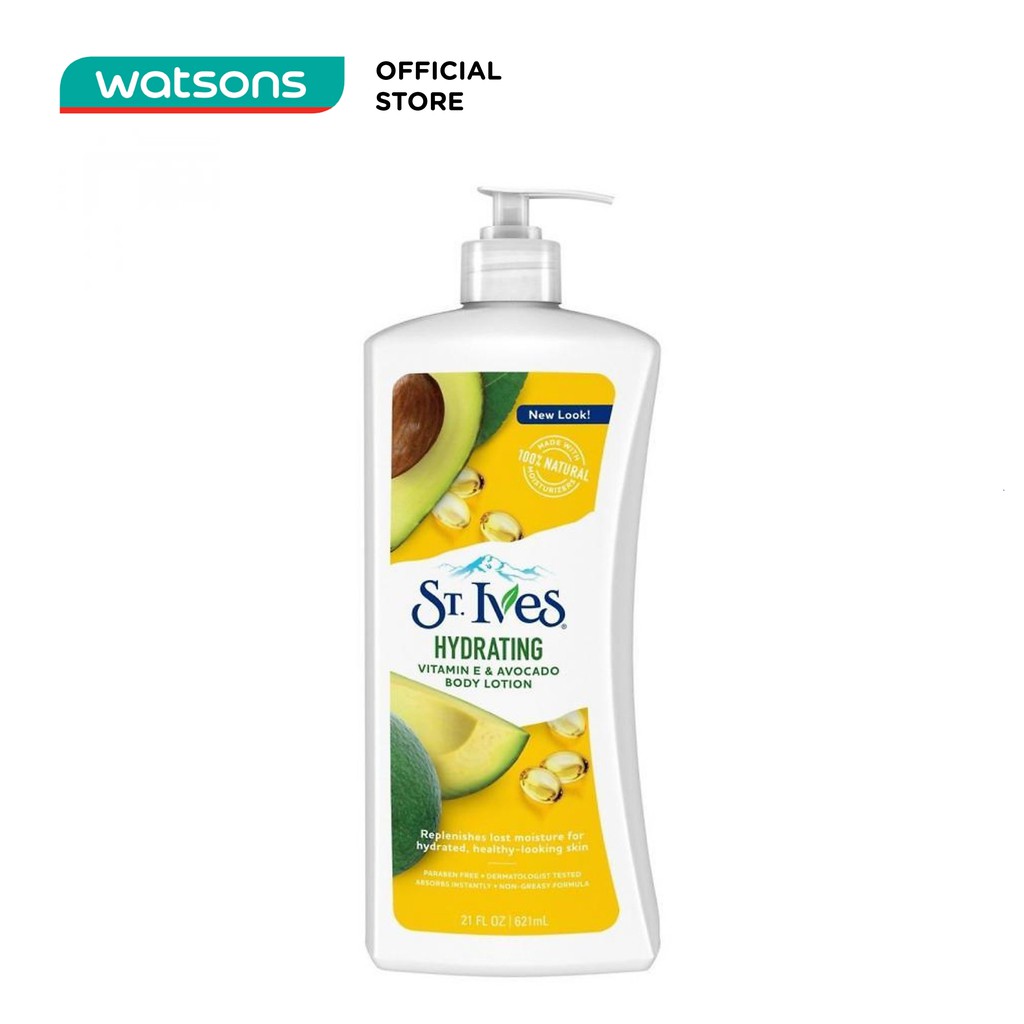 Sữa Dưỡng Thể St. Ives Vitamin E &amp; Bơ 621ml