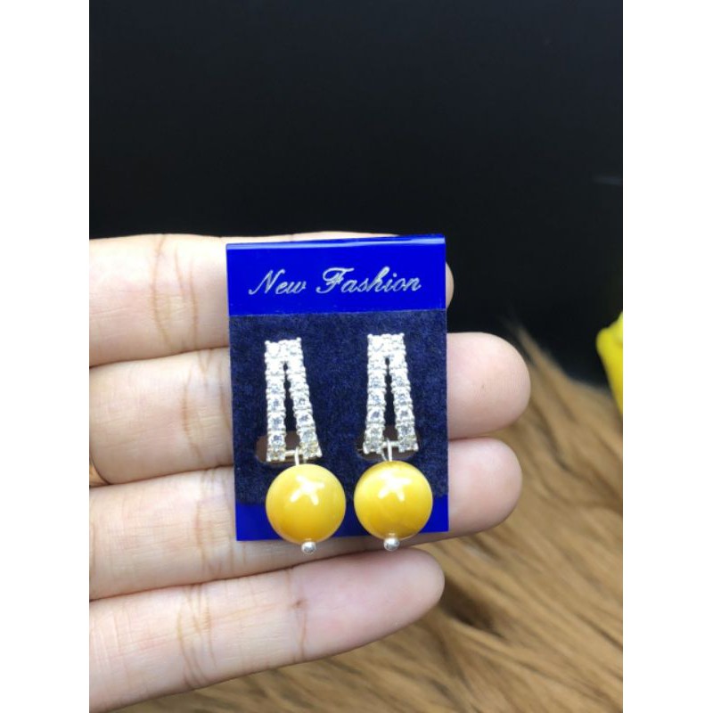 Hoa tai bạc đá mắt_hổ vàng tâm