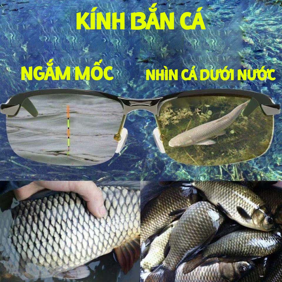 [Deal Sốc] Tròng kính mát kẹp phân cực dành cho người bị cận đeo kính