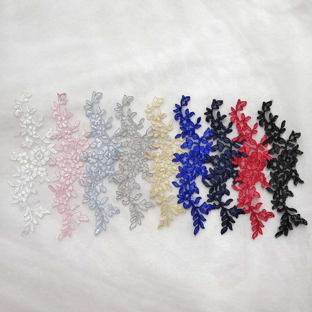LONTIME Vải Ren Thêu Hoa Bằng Polyester Dùng May Cổ Áo Lưng Cho Cô Dâu DIY