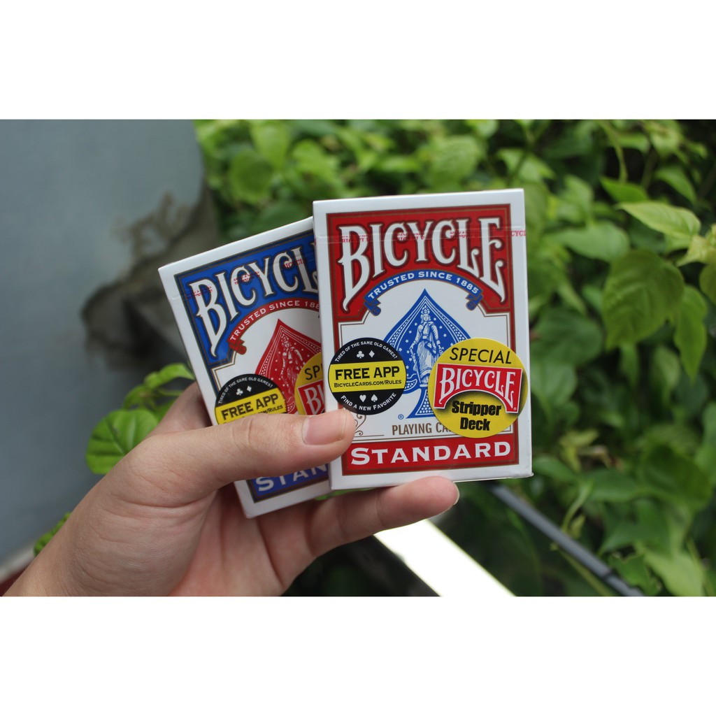 Bài ảo thuật USA Stripper Deck Bicycle (Red) by US Playing Card (CHÍNH HÃNG USA )- Mystery Shop