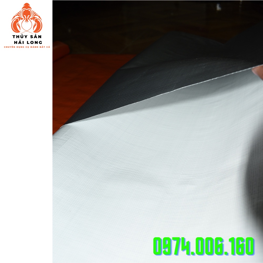 TẤM BẠT CHE NẮNG MƯA 220g/m2 khổ 2M đã gia công may viền đóng khuy.