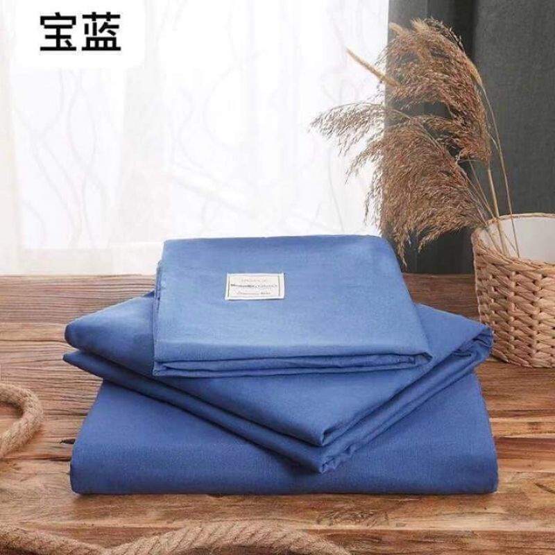 Set ga gối Cotton Tici 3 món nhập khẩu phong cách basic hàn quốc 100% cotton tici