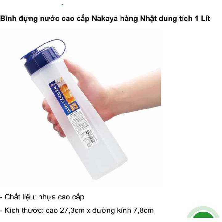 BÌNH ĐỰNG NƯỚC NAKAYA NHẬT BẢN 1 LÍT