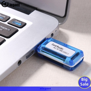 [NEW]4 in 1 Memory Card Reader USB 2.0 All in One Cardreader for Micro SD TF M2