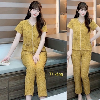Đồ bộ mặc nhà chất lụa hàn