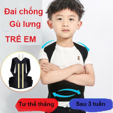 Đai Chống Gù Lưng, Đai trị lưng tôm cho trẻ em Posture Corrector
