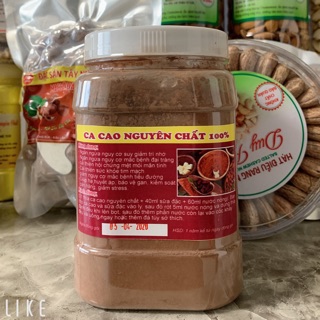 Bột caccao nguyên chất, loại ngon (hộp 500gr)