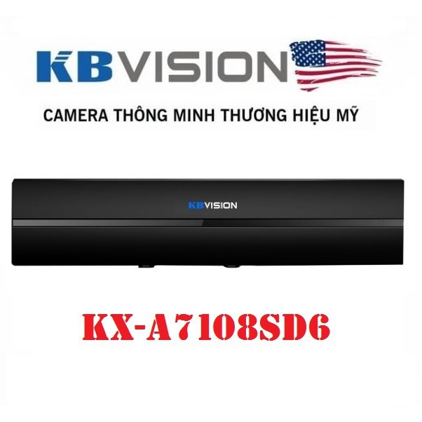 Đầu ghi hình KBVISISON 8 kênh 5 in 1 - KX-A7108SD6 - Chính hãng Full VAT