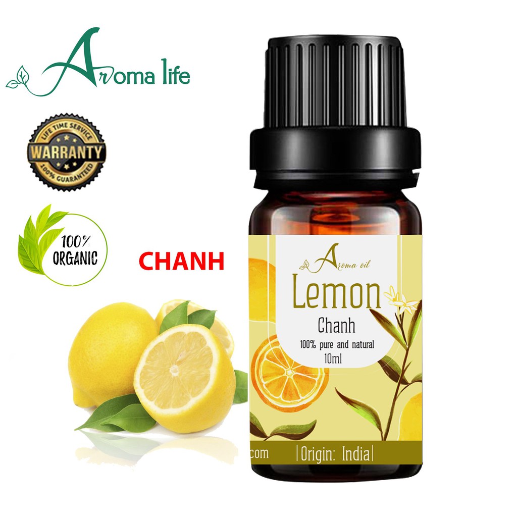 Tinh dầu nguyên chất Chanh Sần Aroma Life 10ml