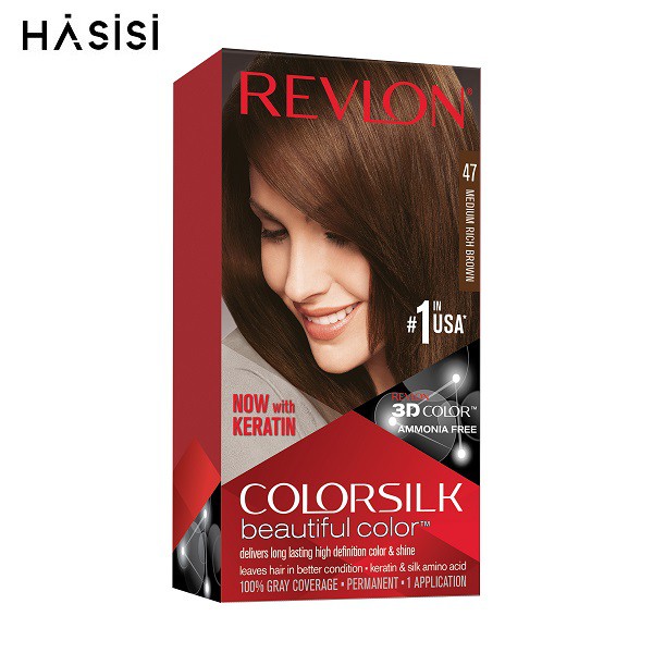 Thuốc Nhuộm Hộp Đỏ - Mẫu Mới- REVLON- Colorsilk Beautiful Color | BigBuy360 - bigbuy360.vn