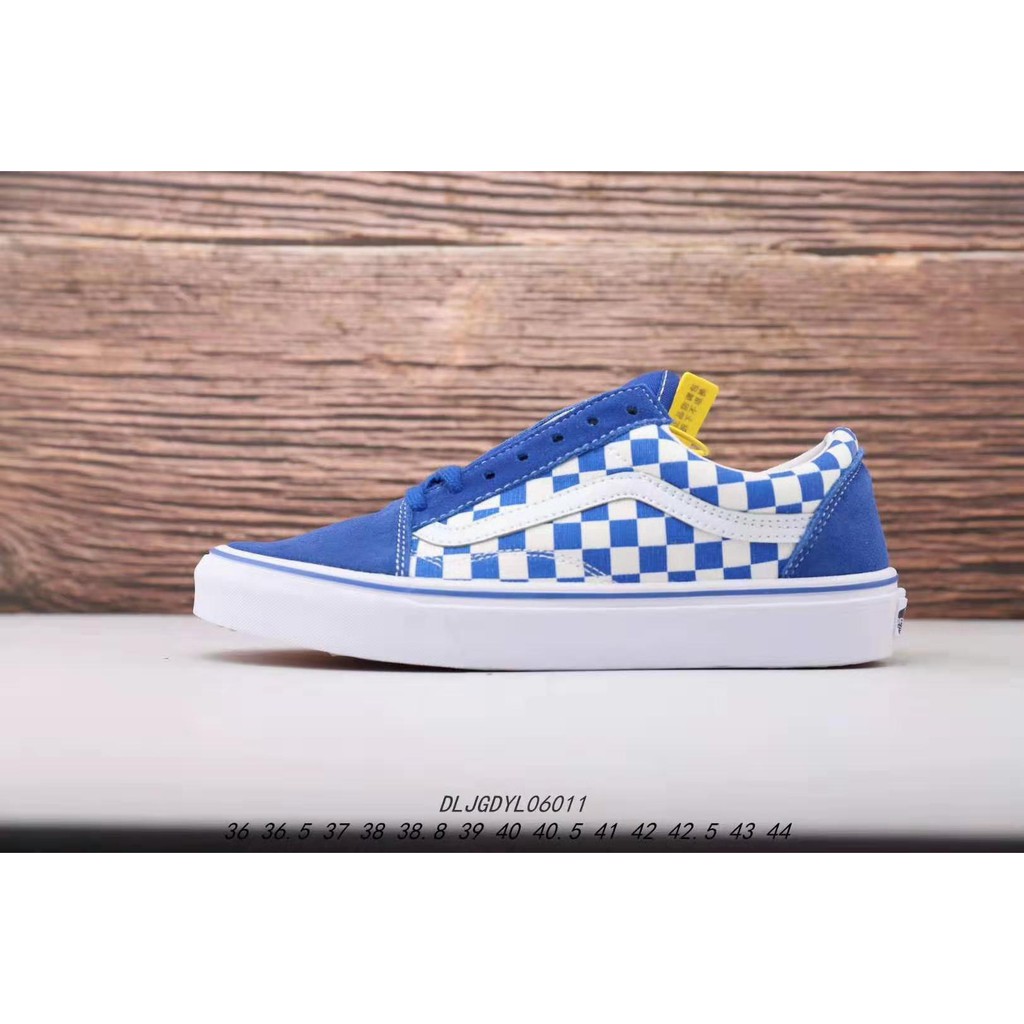 (Xả Hàng Đón 2020). Giày Vans Old Skool Checkerboard DL JGDYL06011 , GIÀY lười nam , cổ thấp ,hàng CHÍNH HÃNG 100%