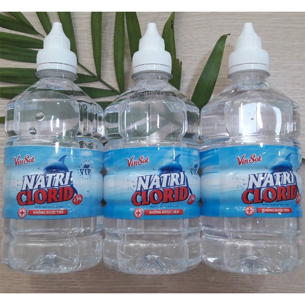 Nước muối sinh lý NATRI CLORID 0,9% chai 500ml