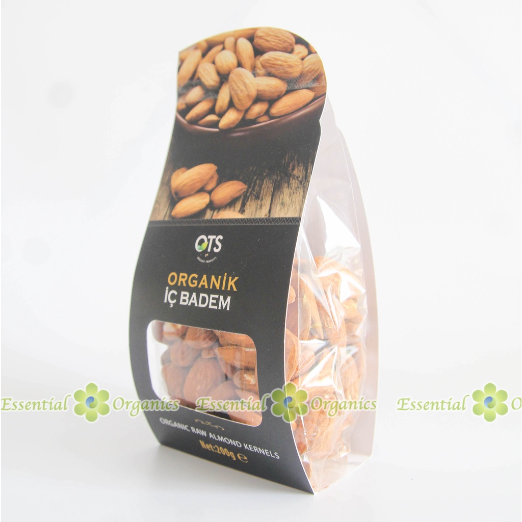 Hạt hạnh nhân hữu cơ OTS Organik 200g hạt dinh dưỡng nhập khẩu Thổ Nhĩ Kỳ