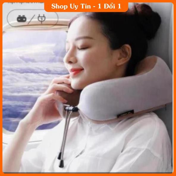 Gối Massage Cổ Chữ U 360 Đa Năng - Hỗ Trợ Mát Xa Vùng Cổ Vai Gáy - Gối Massage Cổ Nhật Bản