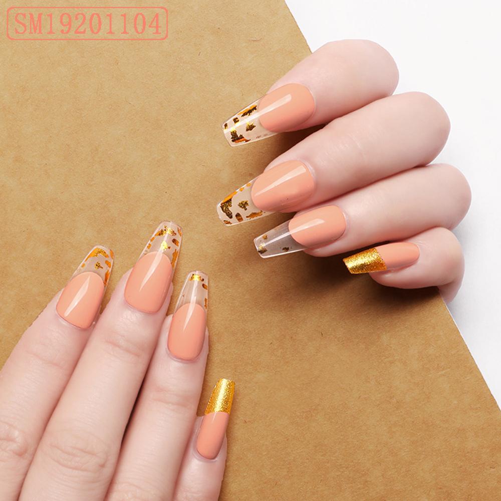 NIUYOU Bộ 24 Móng Tay Giả Thời Trang