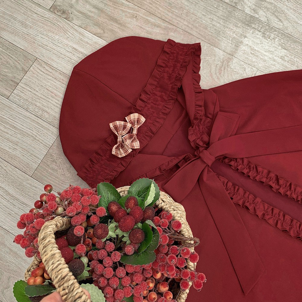Váy Lolita Little Red Riding Hood tay dài dễ thương Minami Vogue