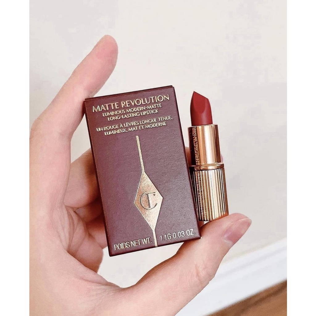 Son thỏi Charlotte Tilbury MINI #Walk Of No Shame Unbox Không vỏ giấy