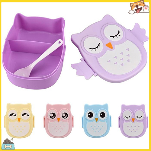 Hộp cơm bento hình cú dễ thương