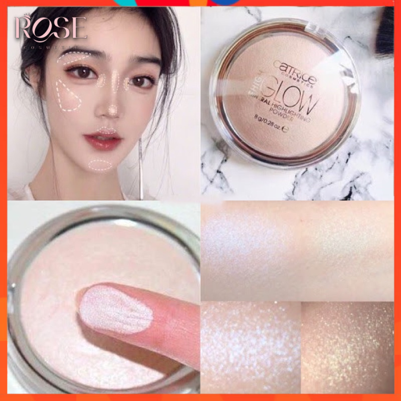Phấn Highlight Bắt Sáng Catrice⚡⚡ High Glow Mineral Highlighting Powder Đủ 2 Mẫu CŨ - MỚI 2022 8G