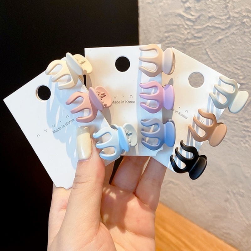 Kẹp tóc mini nhiều màu sắc xinh xắn tùy chọn thời trang dành cho nữ