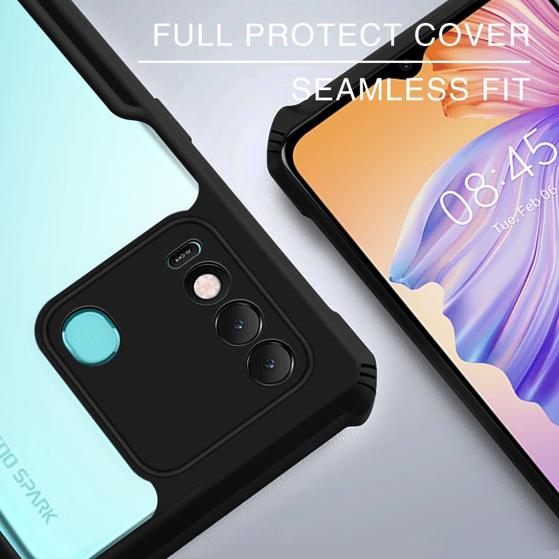 Ốp Điện Thoại Armor Trong Suốt Có Túi Khí Chống Sốc Cho Infinix Hot 11S 11 10S Hot 10 9 Play Hot 8 Lite