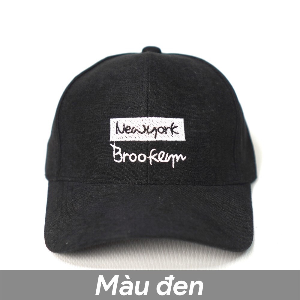 Mũ lưỡi trai ❤️ Nón kết nhung thêu chữ  phong cách Ulzzang form unisex nam nữ N1
