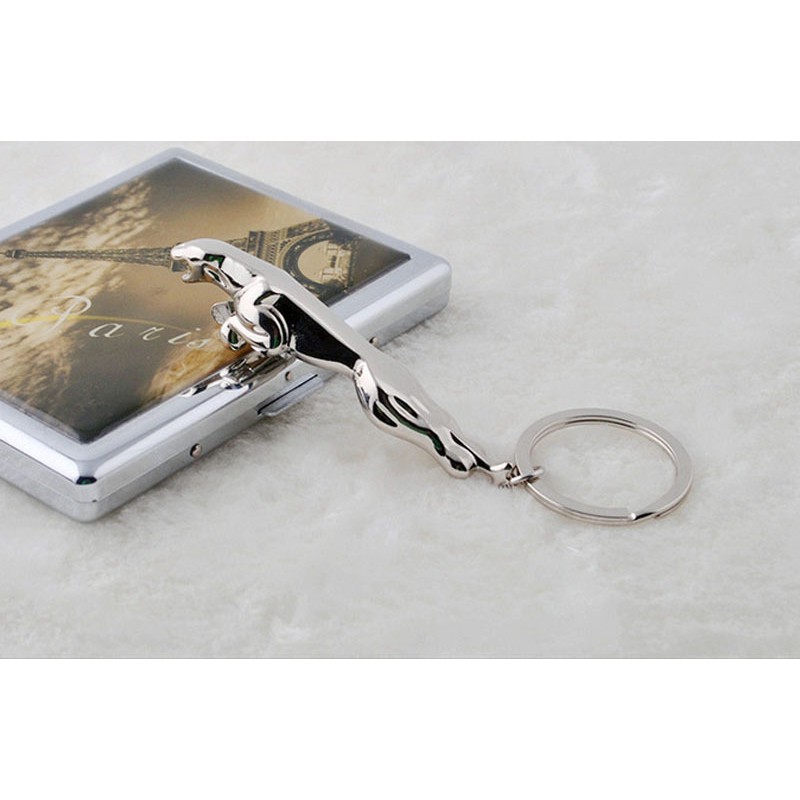 Móc khóa Leopard MT2-026 bạc móc chìa khóa cao cấp kiểu dáng cổ điển châu âu sang trọng tinh tế