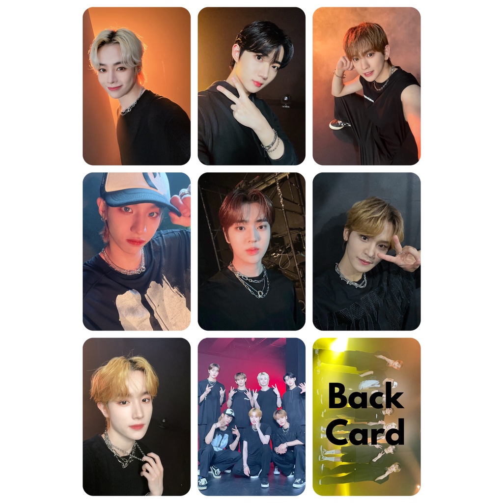 Set 8 card giấy bo góc in 2 mặt ảnh nhóm TEMPEST - Performance by TPST